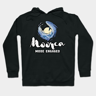 Moorea Mode Engaged Whale Sunset Hoodie